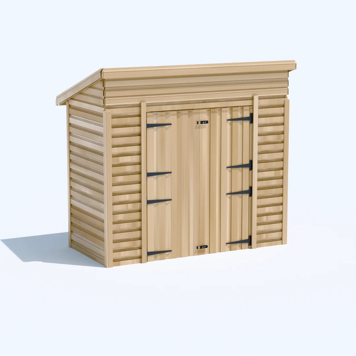 8x4ft Wooden Garden Shed | Windowed | Pent Roof