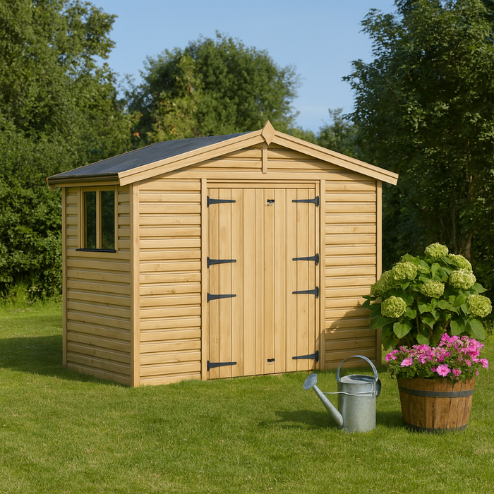 10x4ft Wooden Garden Shed | Windowed | Apex Roof