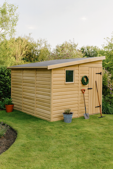 8x12ft Wooden Garden Shed | Windowed | Pent Roof