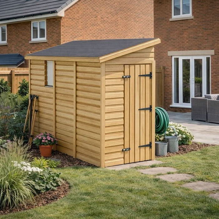 3x12ft Wooden Garden Shed | Windowed | Pent Roof