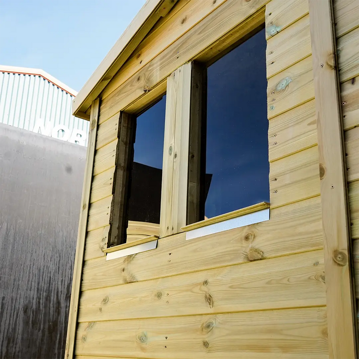 6.5x8ft Wooden Garden Shed | Windowless | Pent Roof