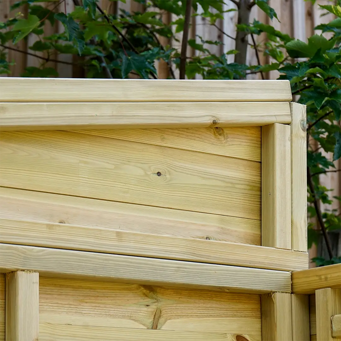 6.5x8ft Wooden Garden Shed | Windowless | Pent Roof